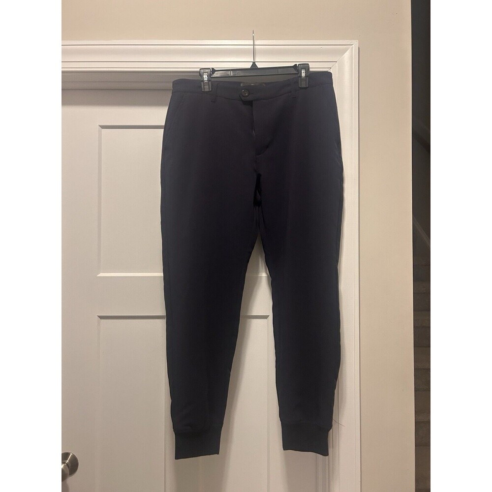 Houston White Target Calvary Twill Athletic Jogger Pants Navy Blue Size 34 x 32